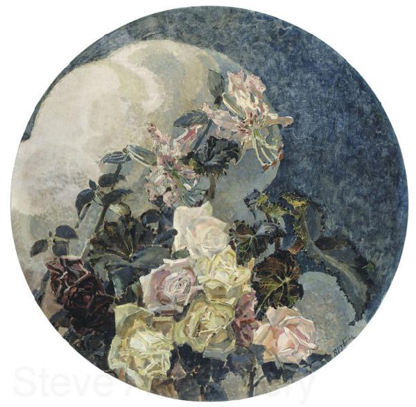 Mikhail Vrubel Roses and Orchids,